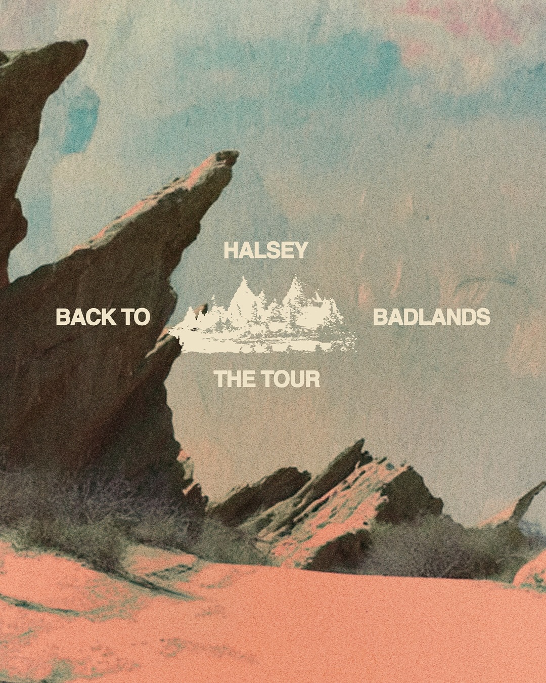 Halsey Back to Badlands Tour Poster 2026–2026