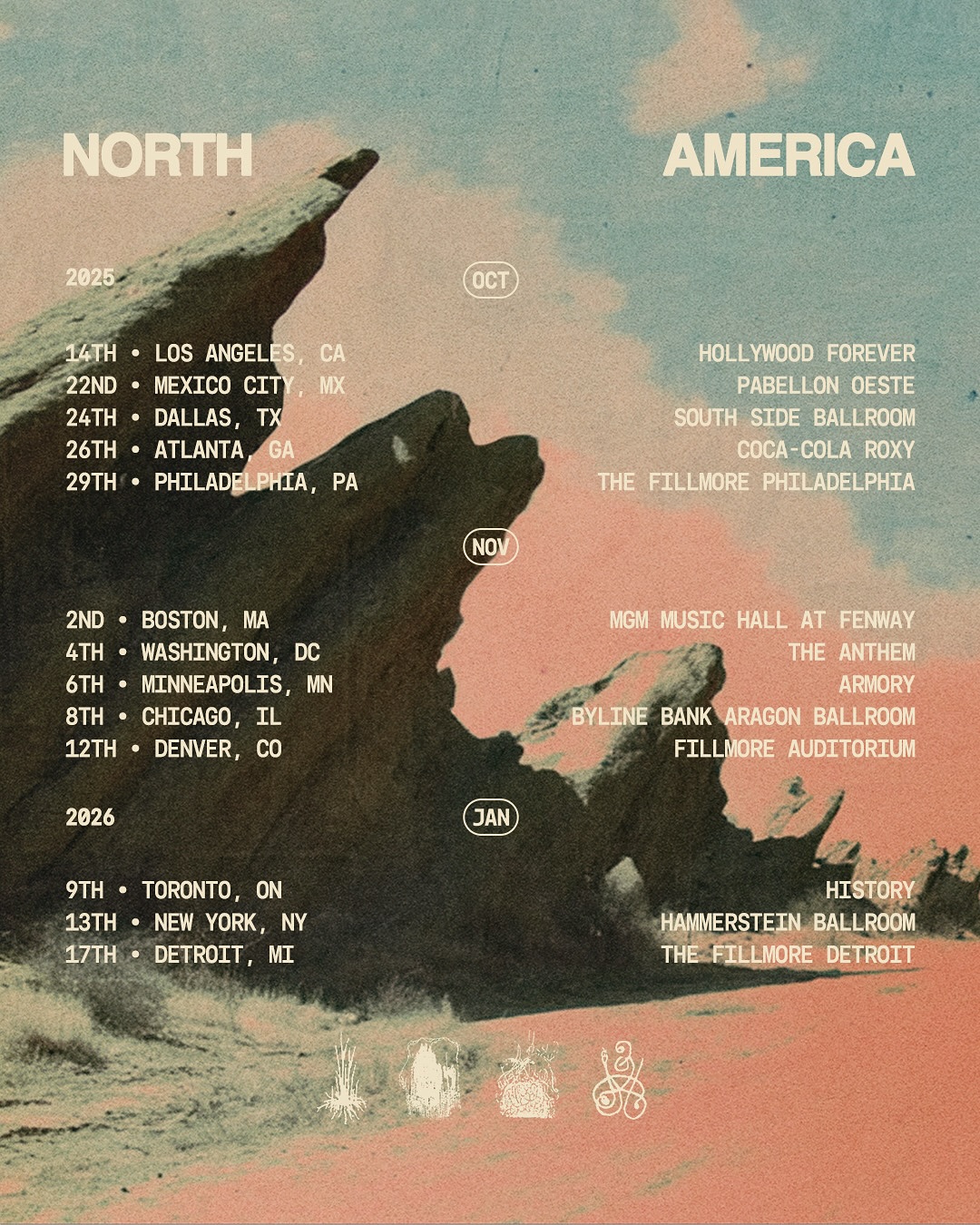 Halsey Back to Badlands Tour Poster 2026–2026